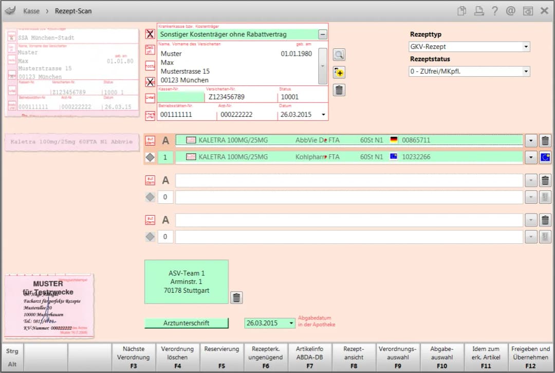 Kassenrezept Status: Verstehen Sie die Kosten und Gebührenpflichten