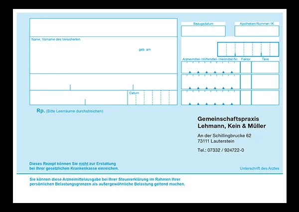 Was ist ein privatrezept blau? Kosten, Nutzung und Unterschiede erklärt