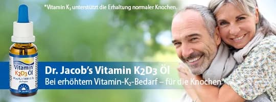 Dr. Jacob's Vitamin D3 K2 Öl: Vorteile, Dosierung und wichtige Infos